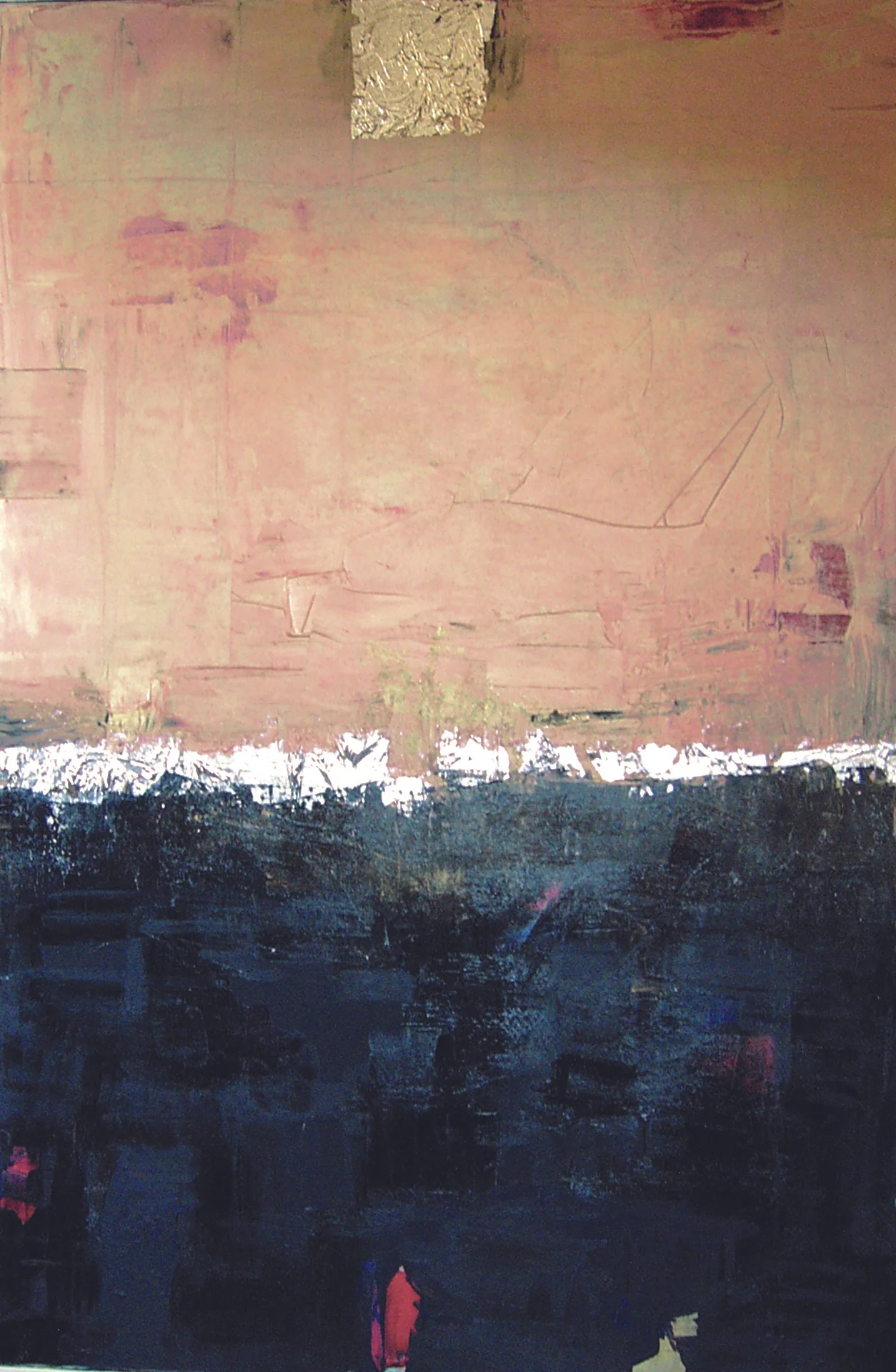 Untitled, mixed media on canvas, cm. 100x 150, 2009