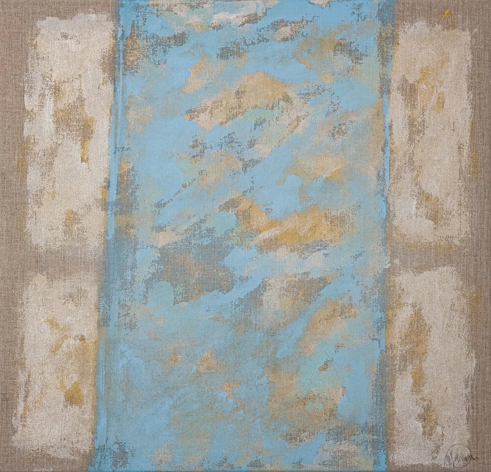 #15, mixed media on canvas, cm. 50×50, 2020