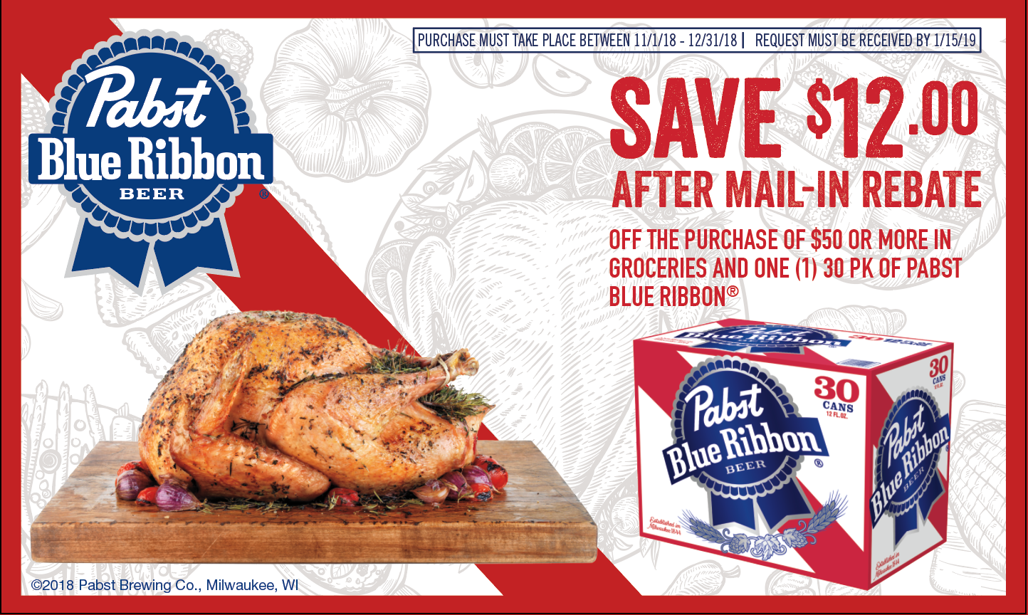  Mail in Rebate: PBR &amp; Turkey! 