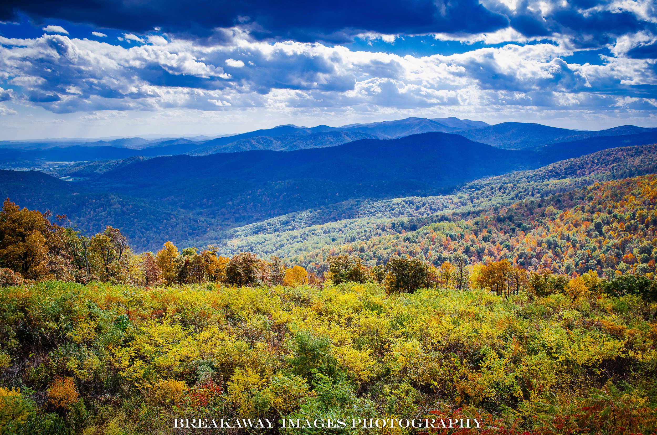 Clouds in Fall, Shenandoah National Park, Virginia