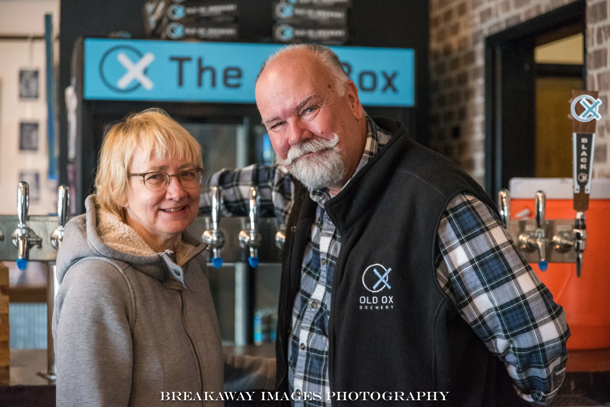 Mary and Graham Burns of Old Ox Brewery, Ashburn, VA