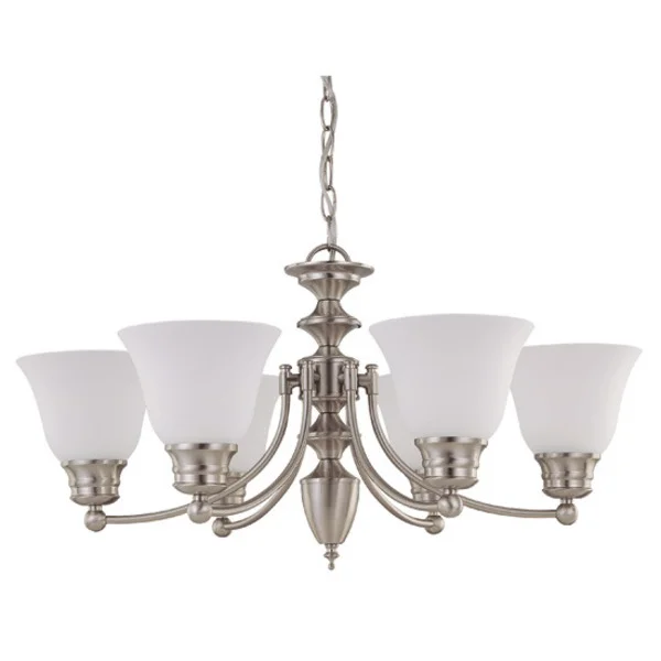 Shaded chandelier
