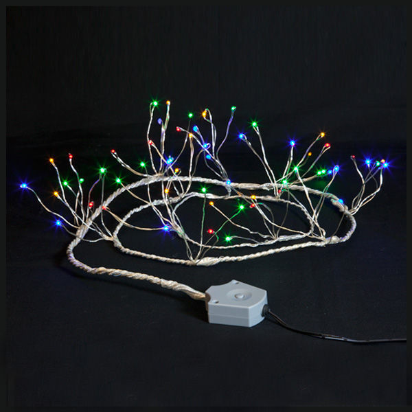 InvisiLite LED Supernova multi-color string lights battery operated