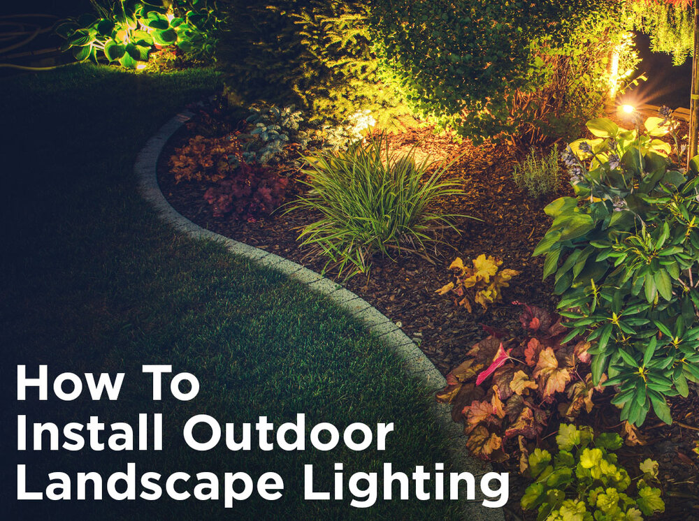 How To Install Low Voltage Outdoor, Outdoor Landscape Lighting Sets