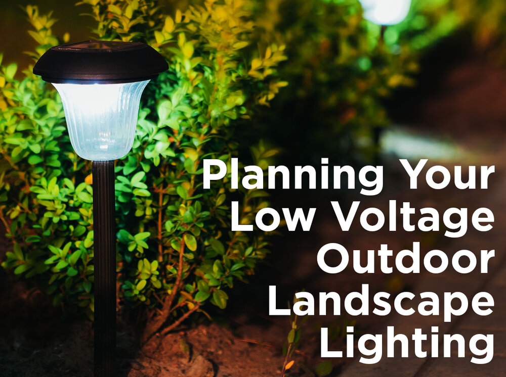 Low Voltage Outdoor Landscape Lighting, How To Lay Landscape Lighting Wire