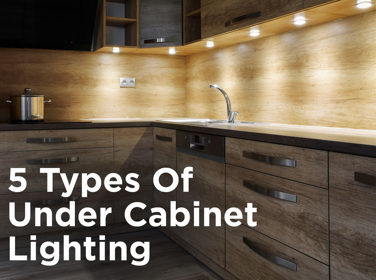 5 Types Of Under Cabinet Lighting Pros, Direct Wire Under Cabinet Lighting Canada