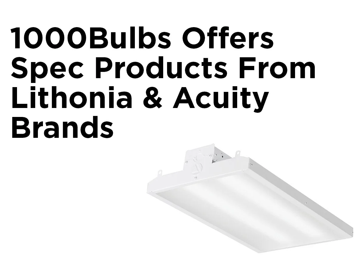 1000Bulbs Offers Spec Products from Lithonia & Acuity Brands