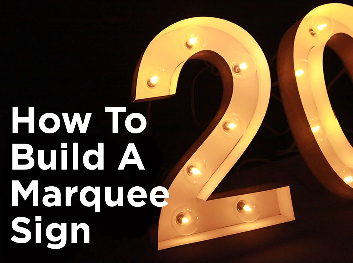 DIY Marquee Lights
