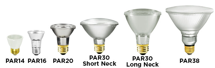 Light Bulb Shape Guide Par, Outdoor Flood Light Bulb Sizes