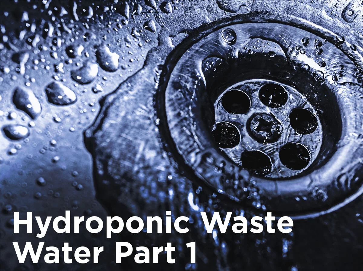 Hydroponic Waste Water, Part 1