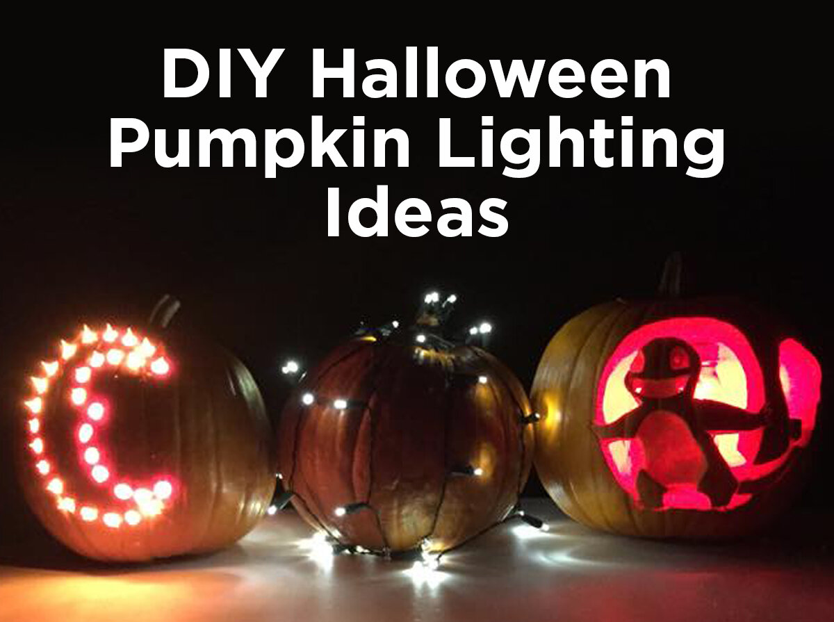 DIY Halloween Pumpkin Lighting Ideas