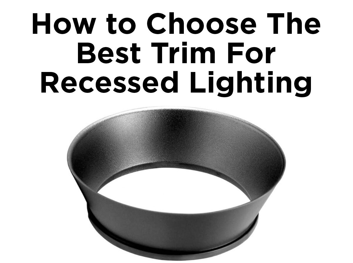 Best Trim For Recessed Lighting, How To Replace Recessed Light Baffle