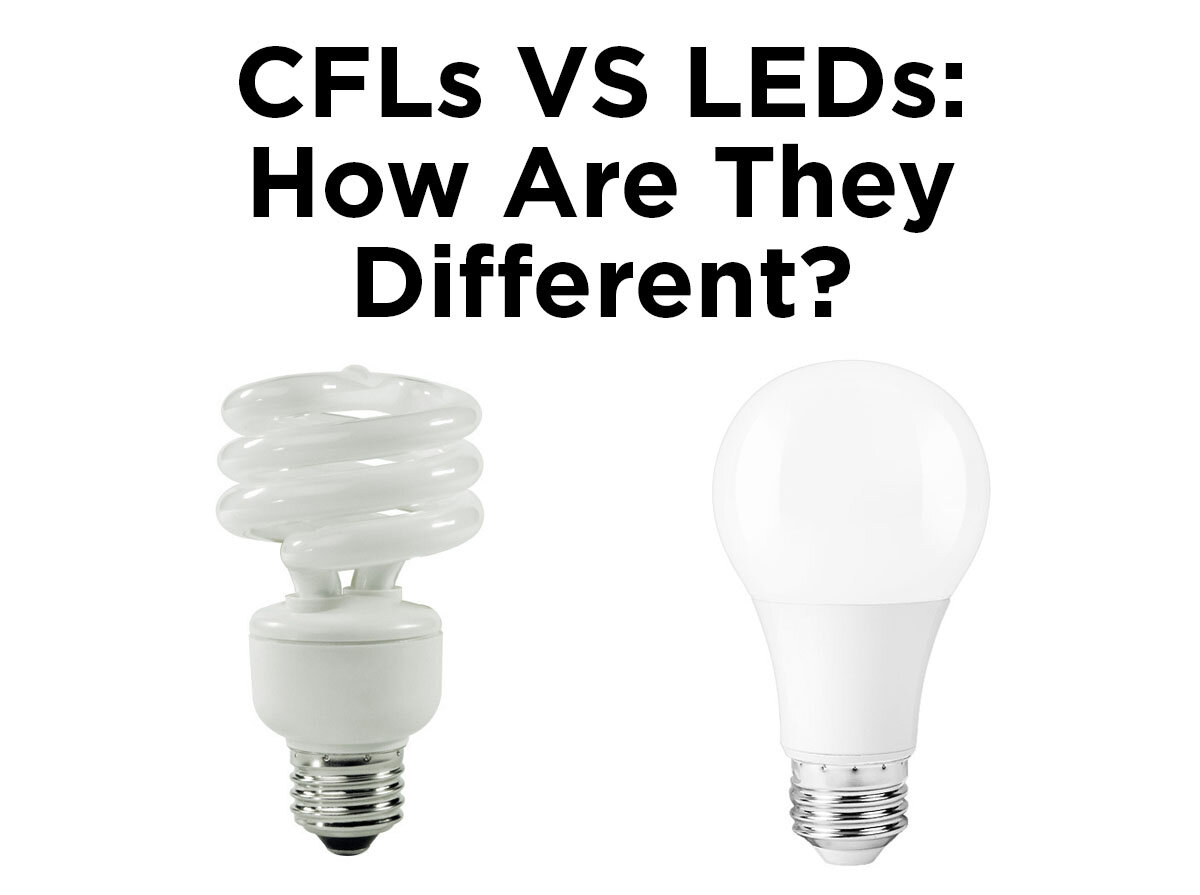 CFLs vs. LEDs: How Are They Different?