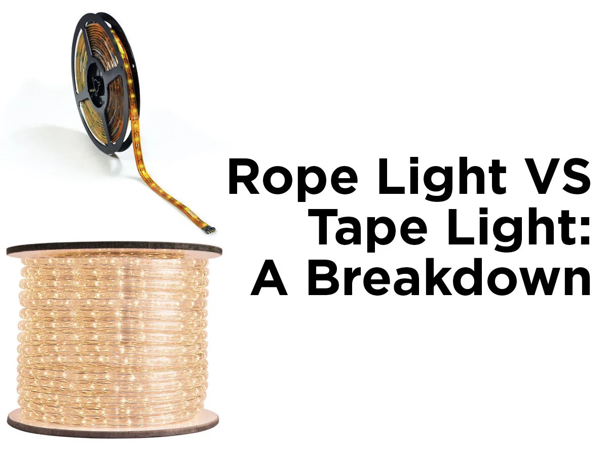 Rope Light vs Tape Light: A Breakdown