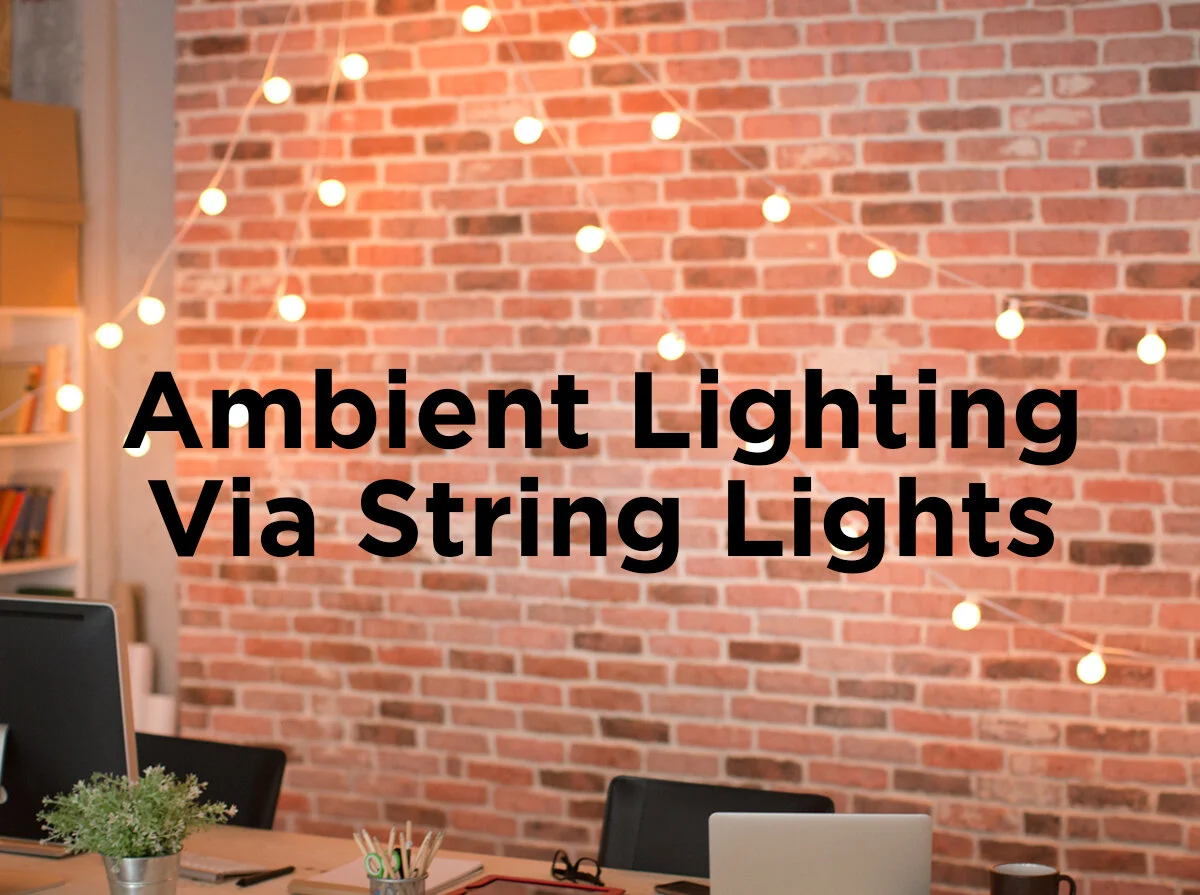 Ambient Lighting Via String Lights