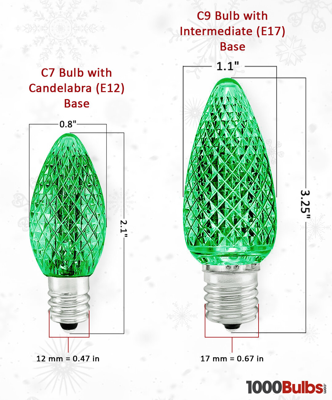 LED C7 &amp; C9 Bulbs