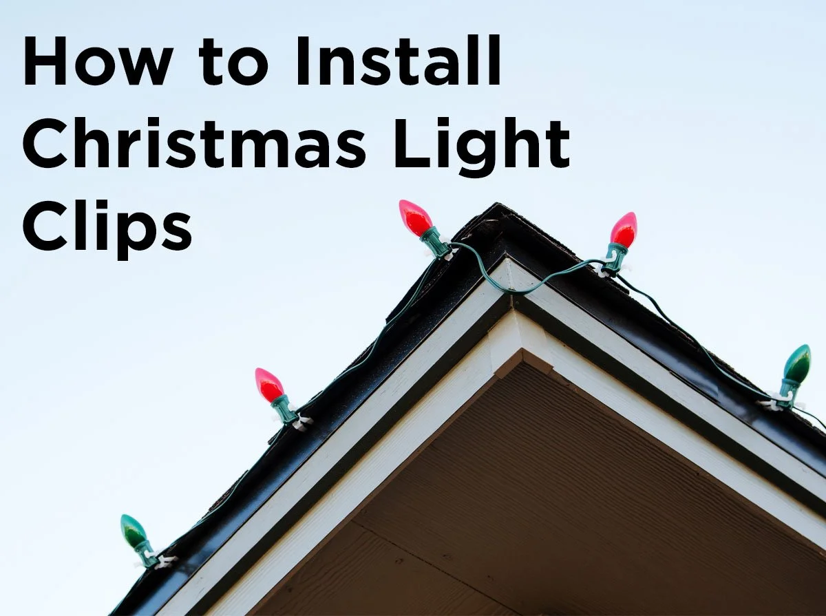 How to Install Christmas Light Clips