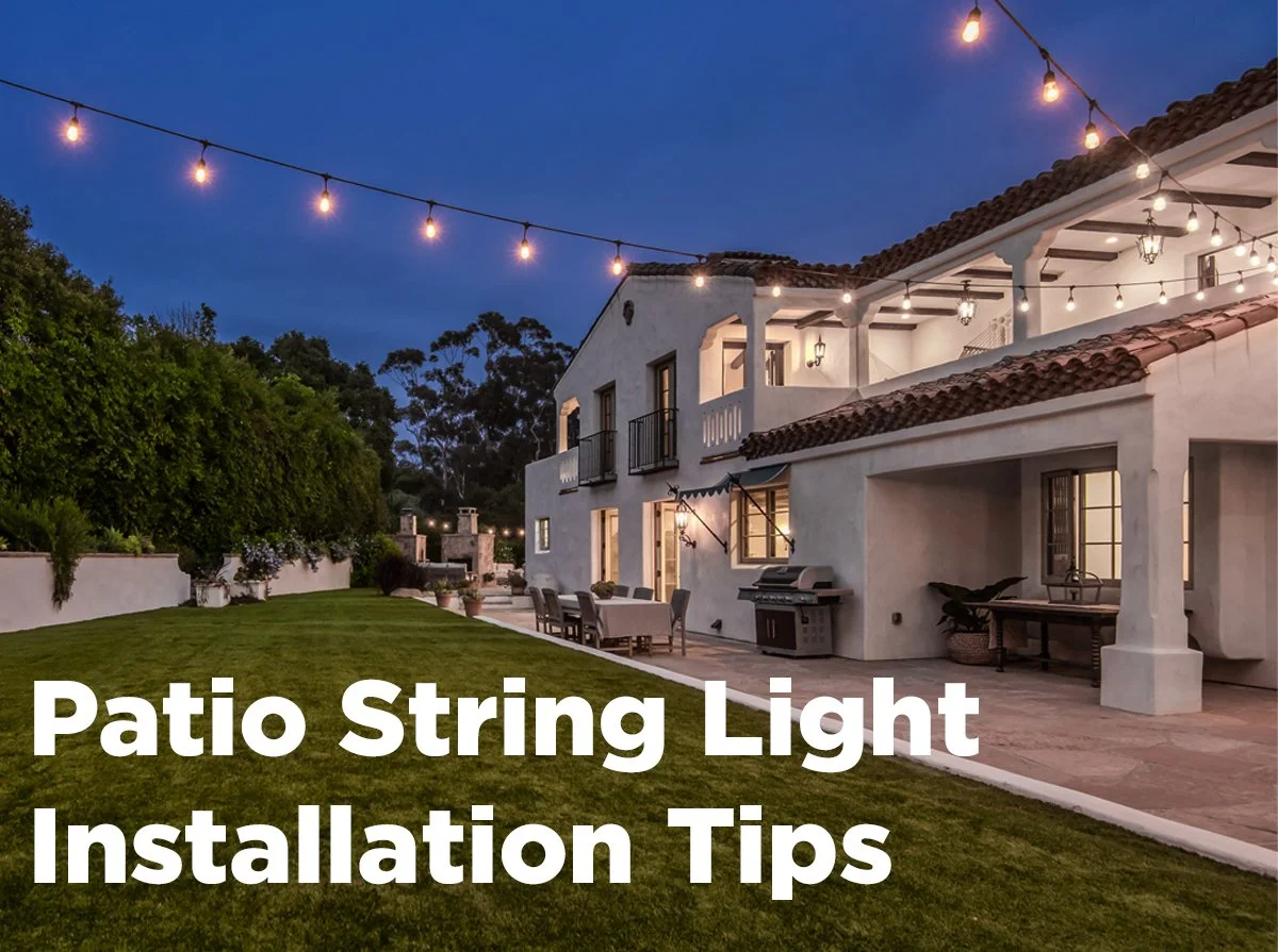 Patio String Light Installation Tips