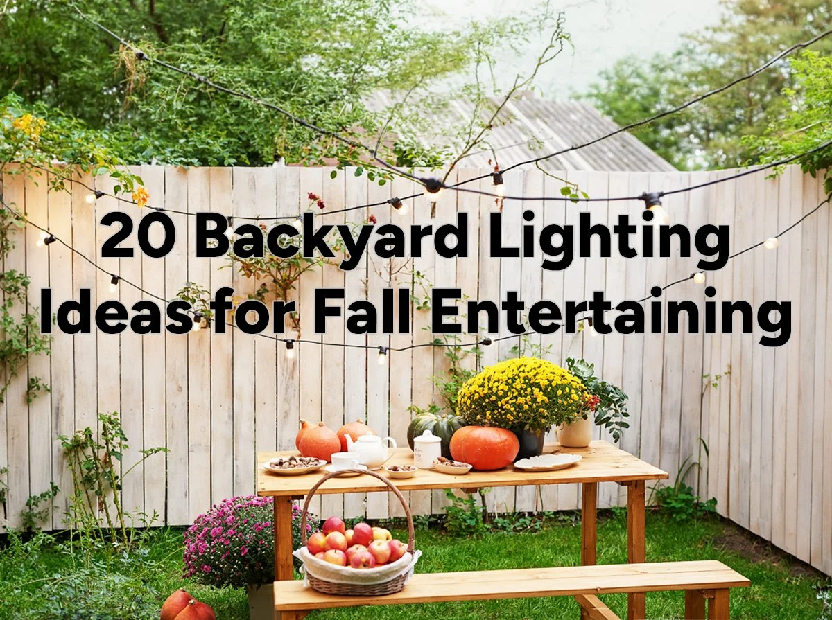 20 Backyard Lighting Ideas for Fall Entertaining