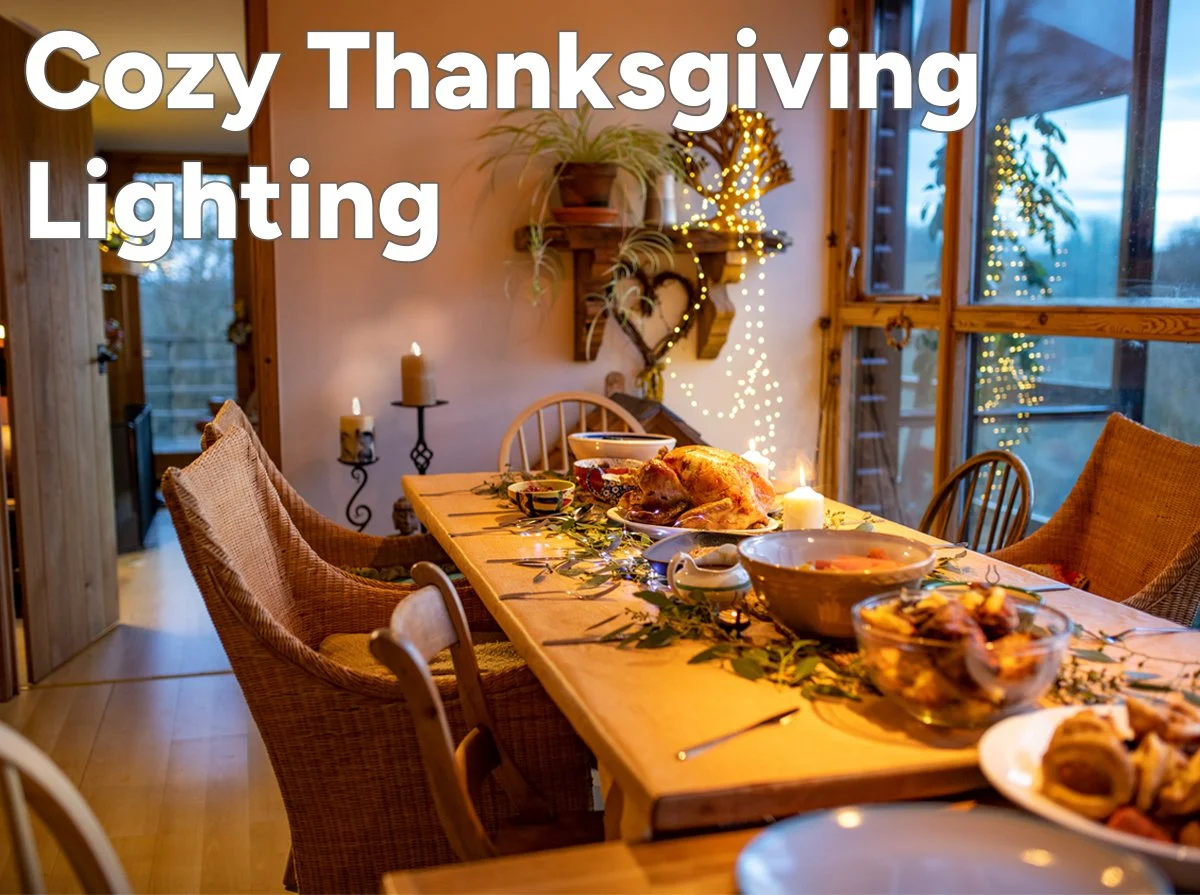 How to Make Your Home Feel Cozy for Thanksgiving with Lighting