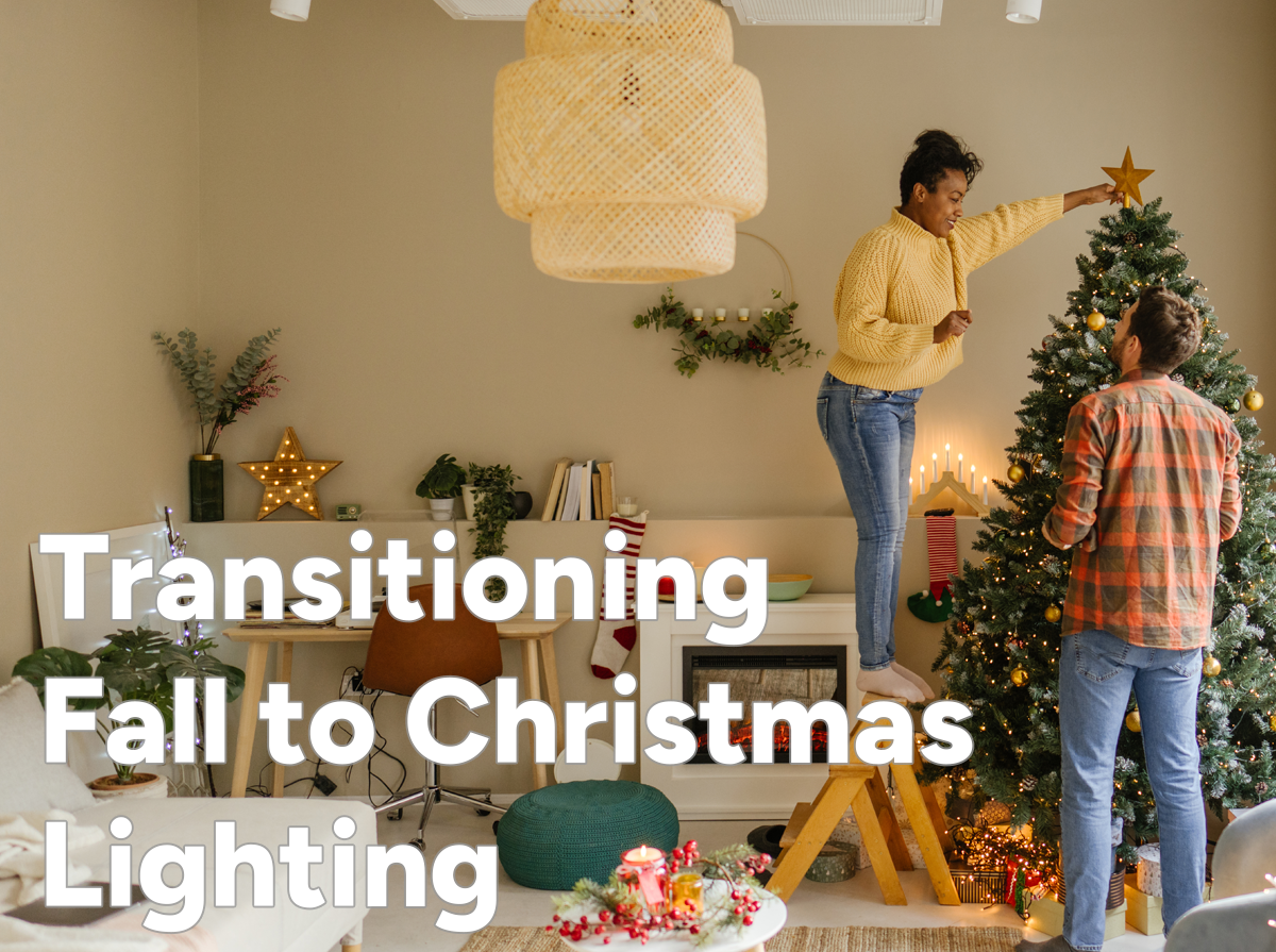 How to Transition Your Fall Lighting Into Christmas Decor This Year
