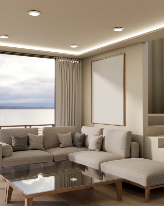 15 Modern Living Room Ceiling Lighting Ideas to Brighten Your Space ...