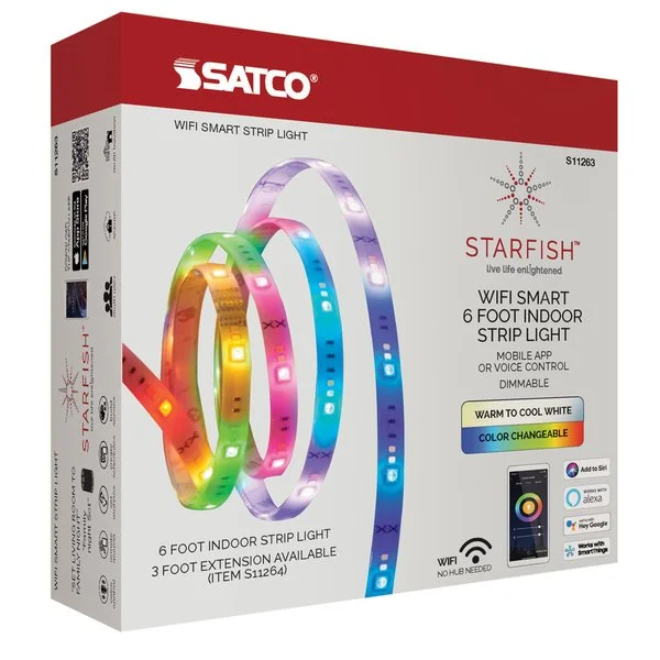 Satco Starfish Smart Patio and Tape Light — 1000Bulbs Blog