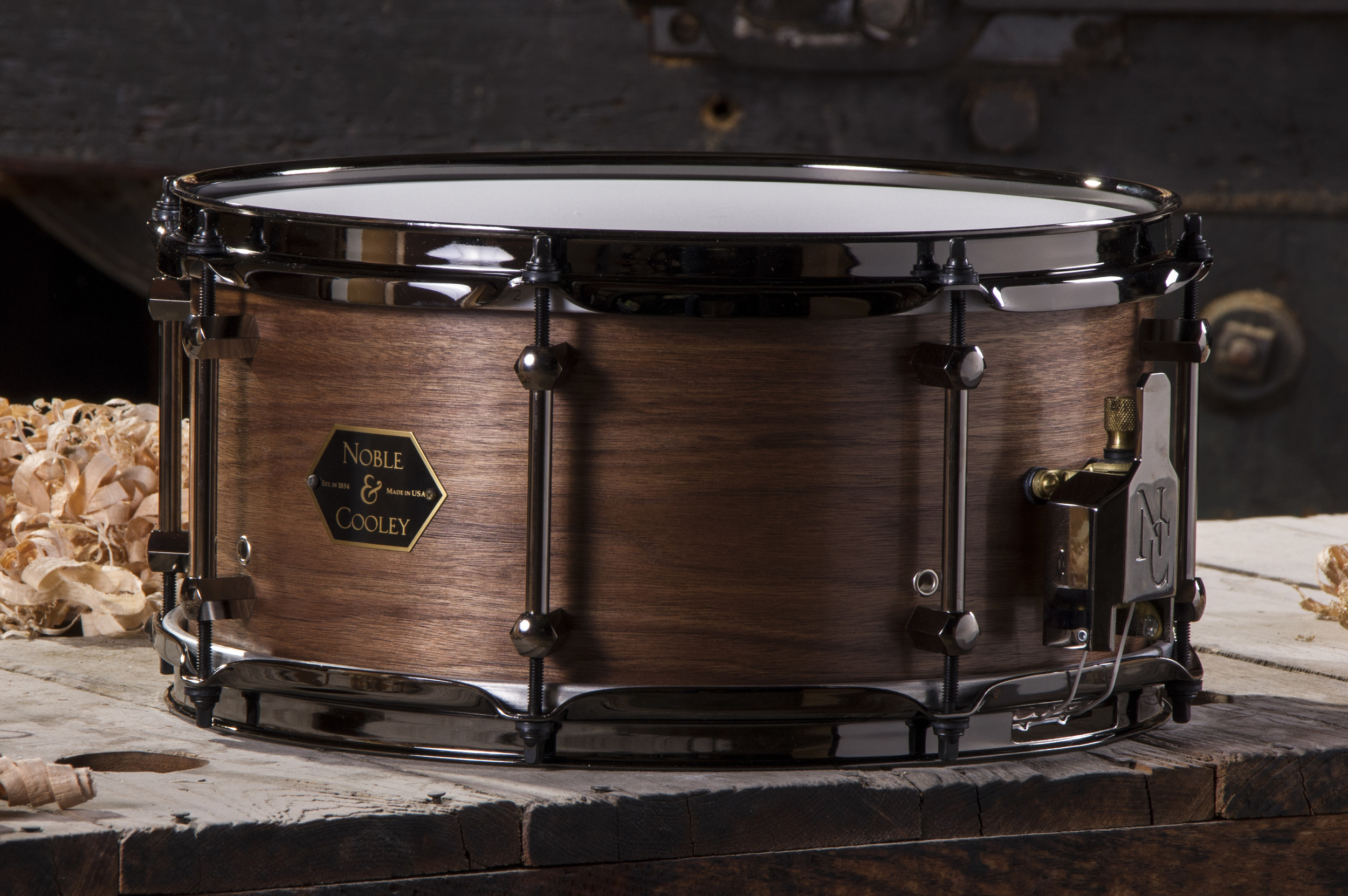 Walnut 6.5 x 13 Natural Oil With Black Chrome Hardware