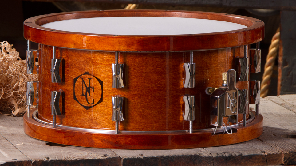 Copy of 6.5 x 14 CD Maple Honey Maple with Wood Hoops