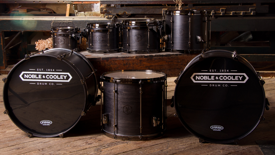 CD Maples Matte Blackwash with Wood Burn Logo and Tube Lugs