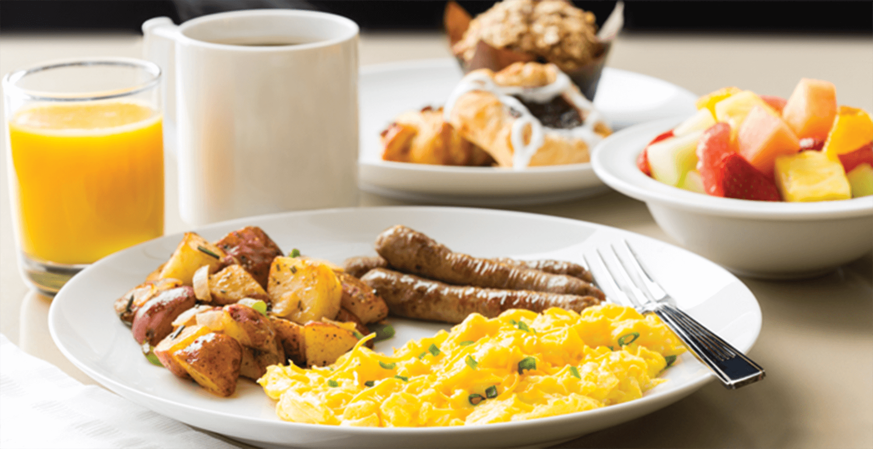  Homewood Suites complimentary breakfast plate 