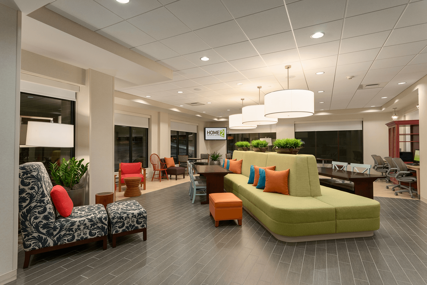  Home 2 Suites Oasis Lobby interior 