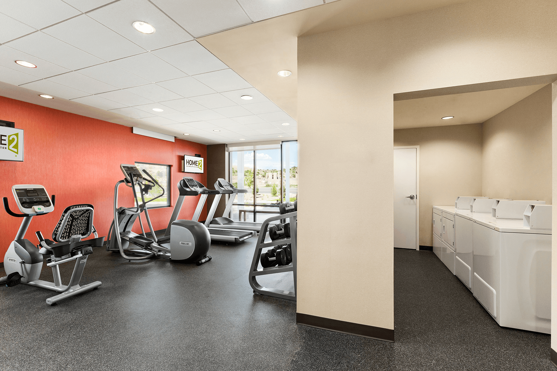  Home 2 Suites - Spin2 Cycle - fitness area interior 