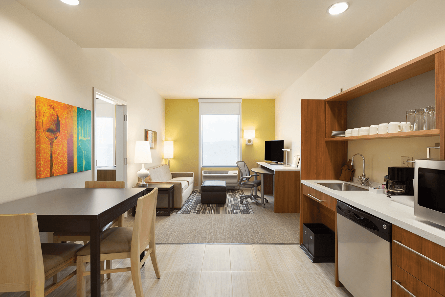  Home 2 Suites Queen Suite - Living Area interior 