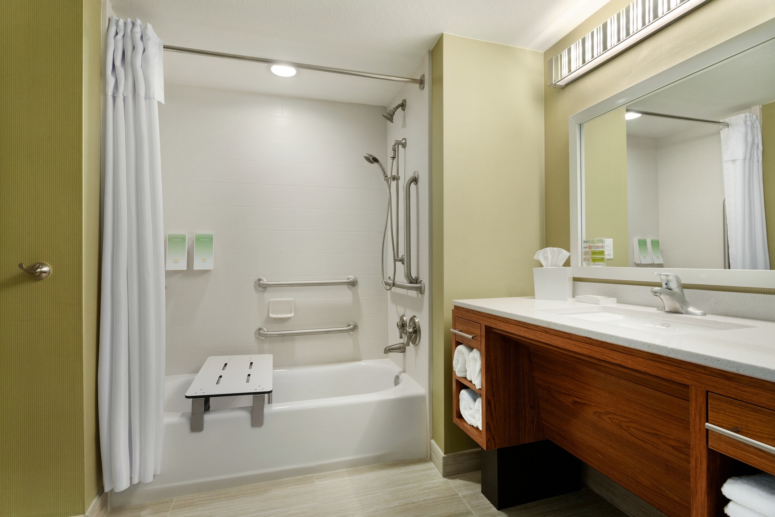  Home 2 Suites Accessible Bathroom interior 