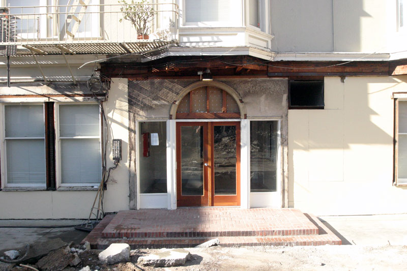 Old front doors