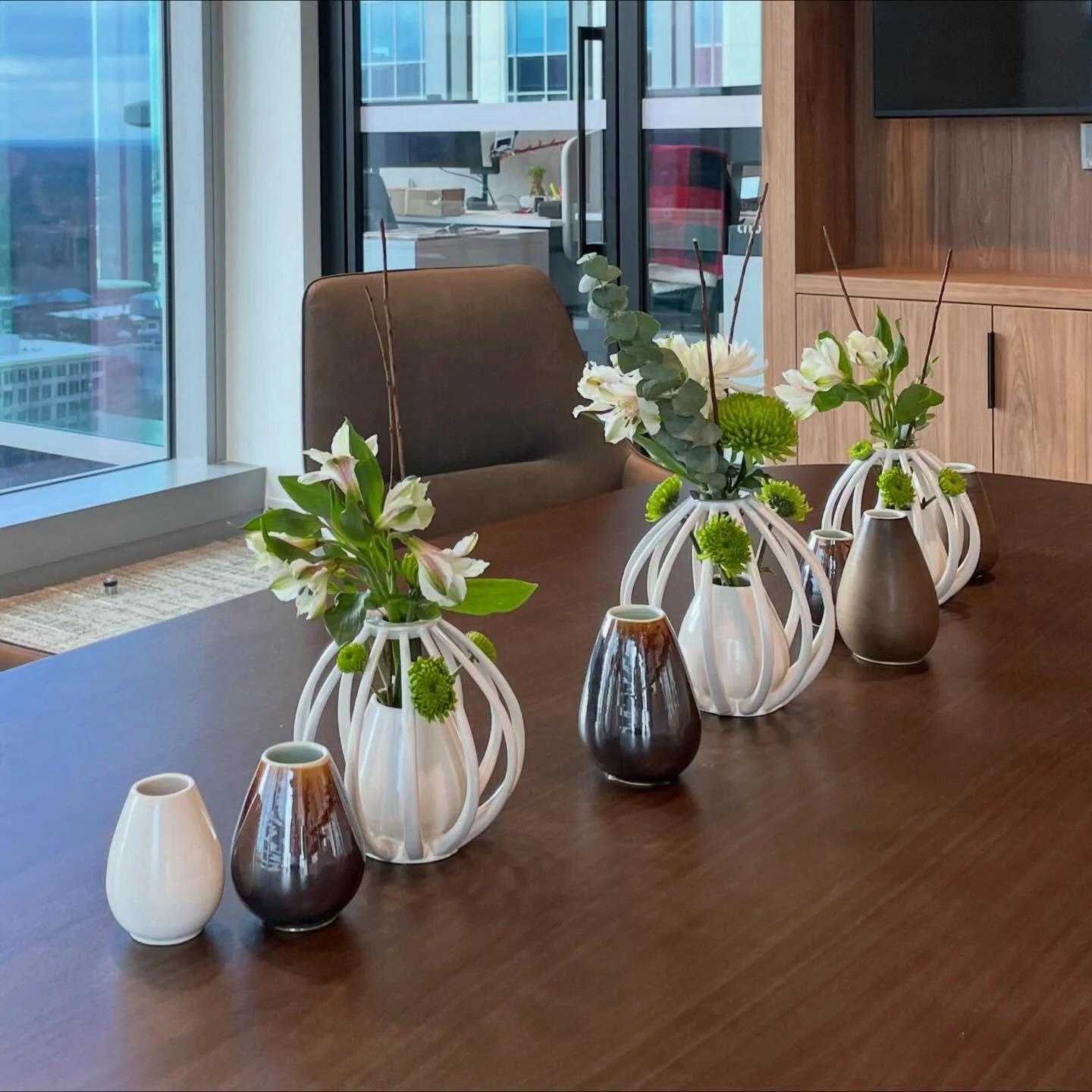 We are on location today shooting some new works. #productphotography #ceramics #clay #productdesign #vase