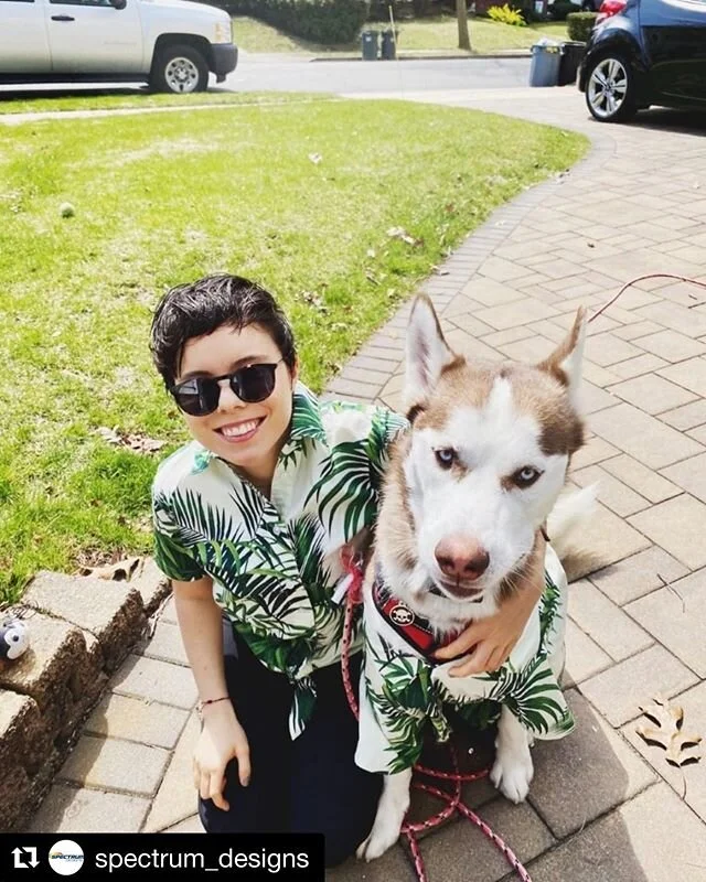 #Repost @spectrum_designs with @get_repost
・・・
Kelli - you know her, you love her. She is a Baker and Launder extraordinaire! But did you know when Kelli is not at @spectrumbakes or @spectrumsuds she is a fashion icon with her dog? Someone call @vogu