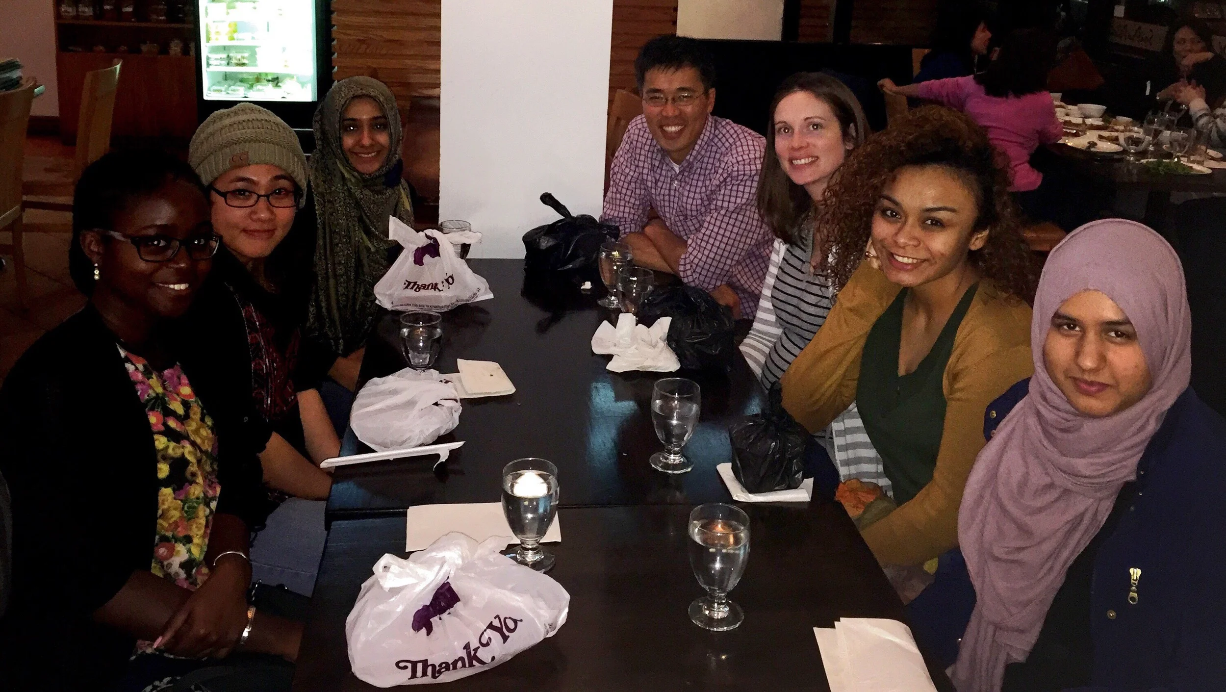 Lab dinner at SriPraPhai