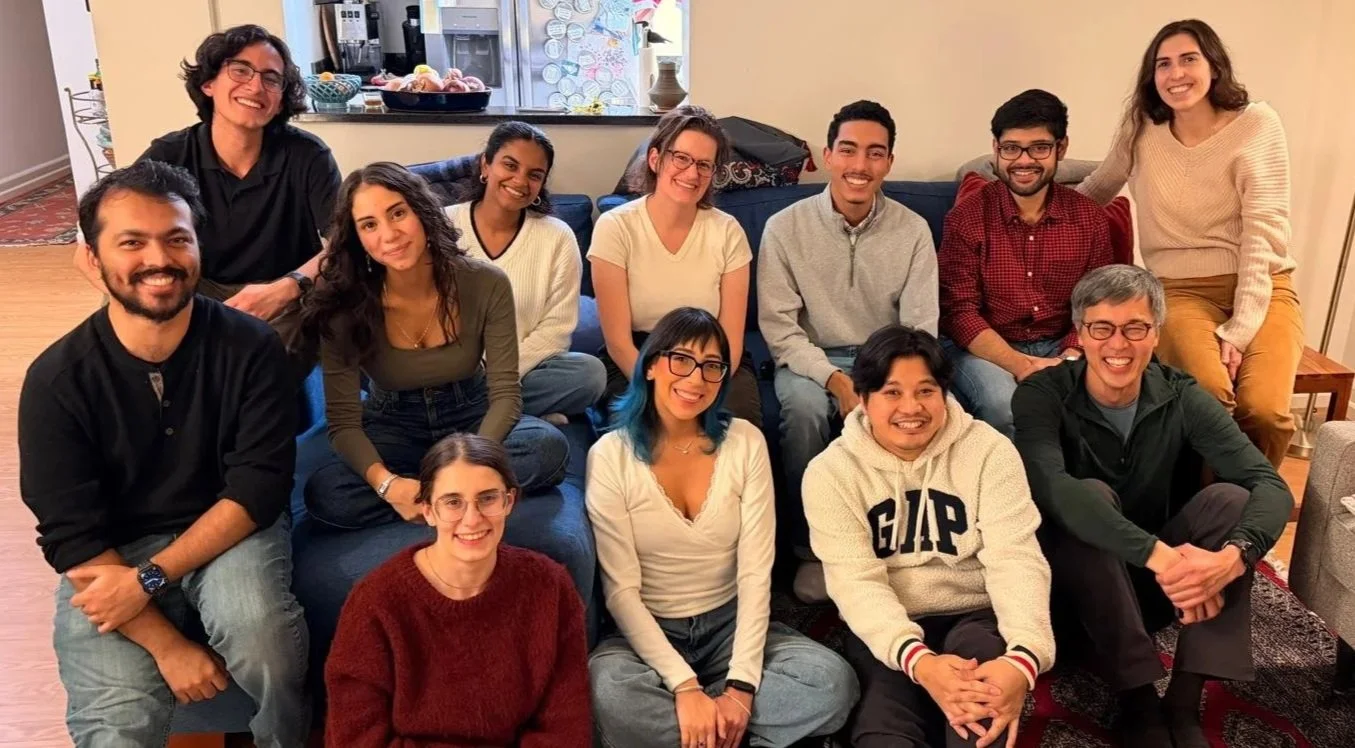   Happy Thanksgiving 2025!    Front row: Sadman Shawraz, Rina Balter, Emily Segovia, Thongthai Thavornwatanayong, Bao Vuong  Back row: Cesar Sanchez, Alisa Fontanez, Angelie Balram, Maria Kaczmarek, Mauricio Diaz, Tanubrata Dey, Olimpia Gavaudan 