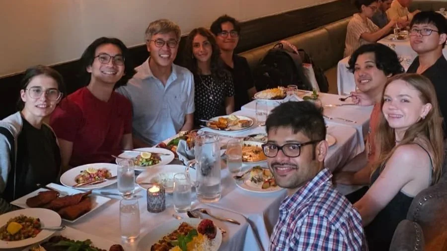 2026 Thank you dinner for Rina Balter (NSF RaMP trainee)
