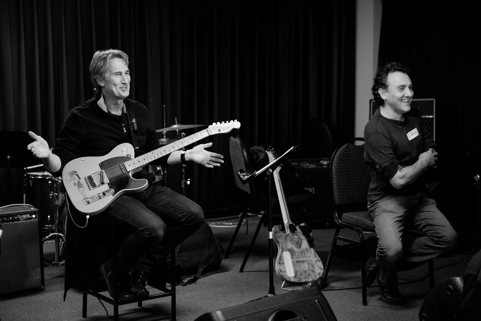 Brett Garsed and Lucas Michailidis. Photo Gerard Assi