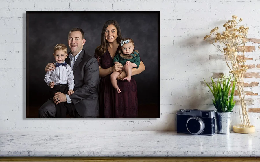 14” Legacy Portrait on Canvas with Lavish Artistry is our gift for your generous donation. It’s an absolute work of art.