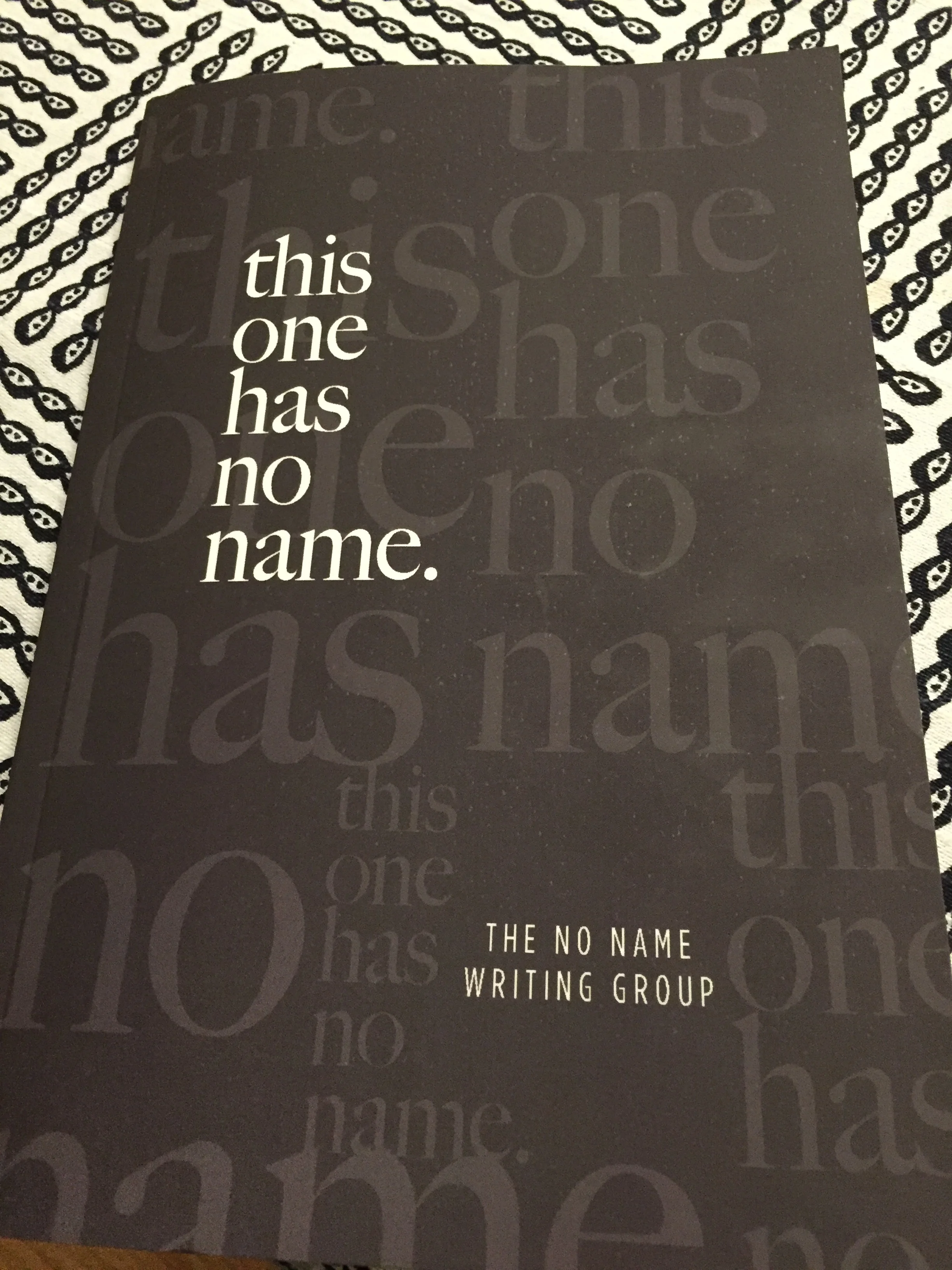 Reading and Signing with the No Name Writing Group - This One Has No Name