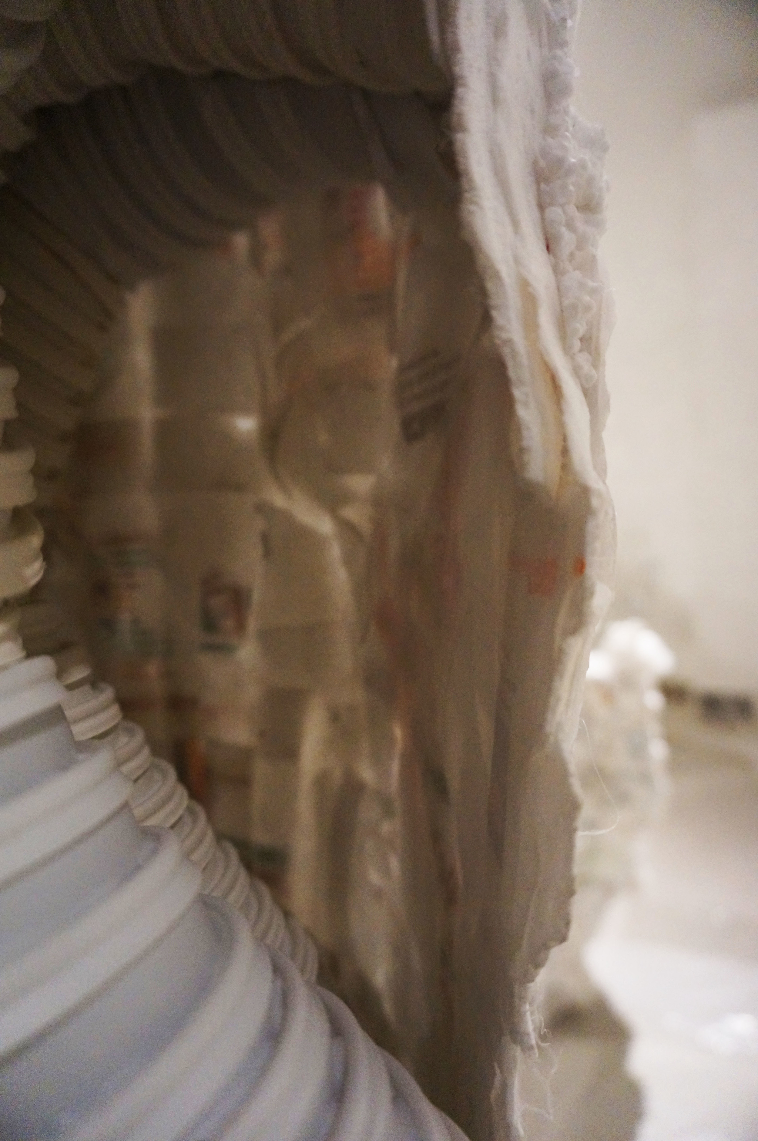 Detail: Inside Styrofoam Bark