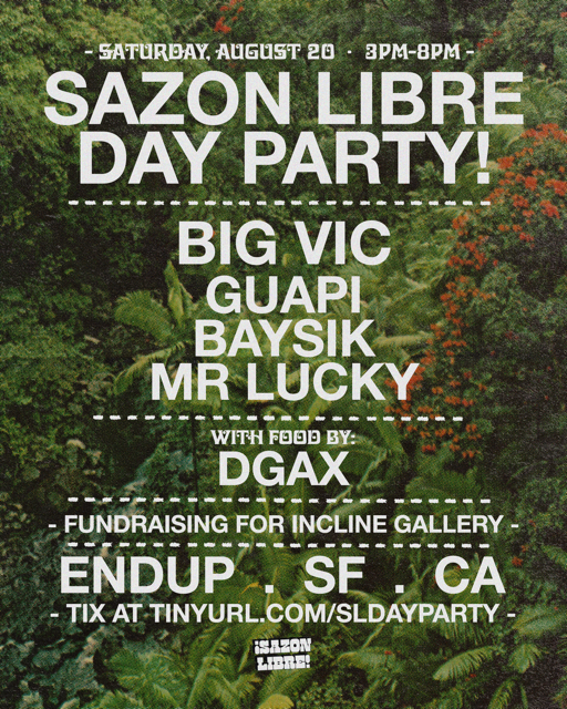 Sazon Libre Day Party July August.png