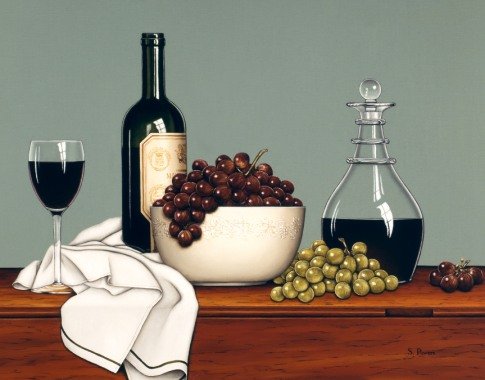 Still Life with Grapes