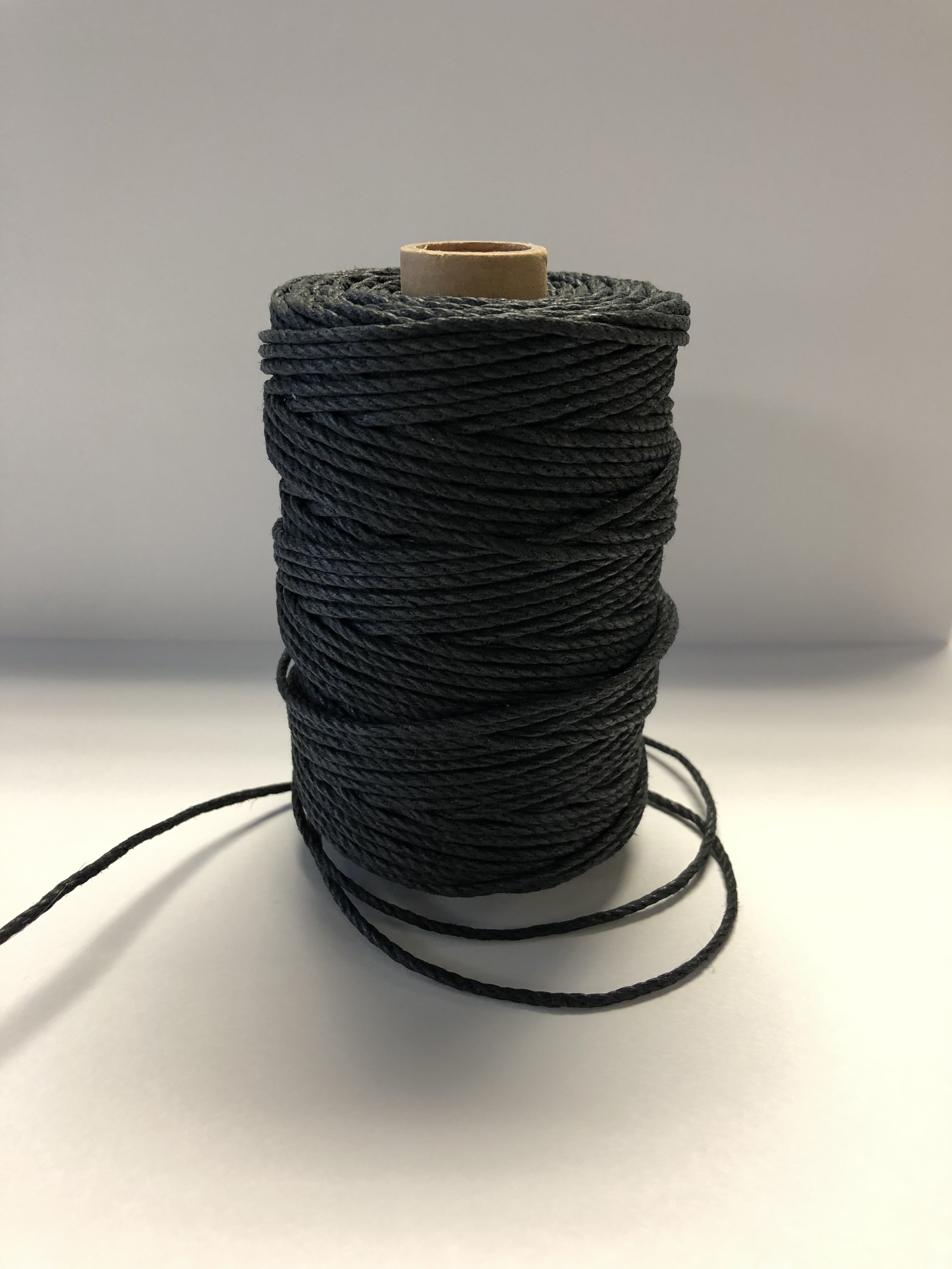 Hemp Twine Black 100 lb test — Caddy Supply Company