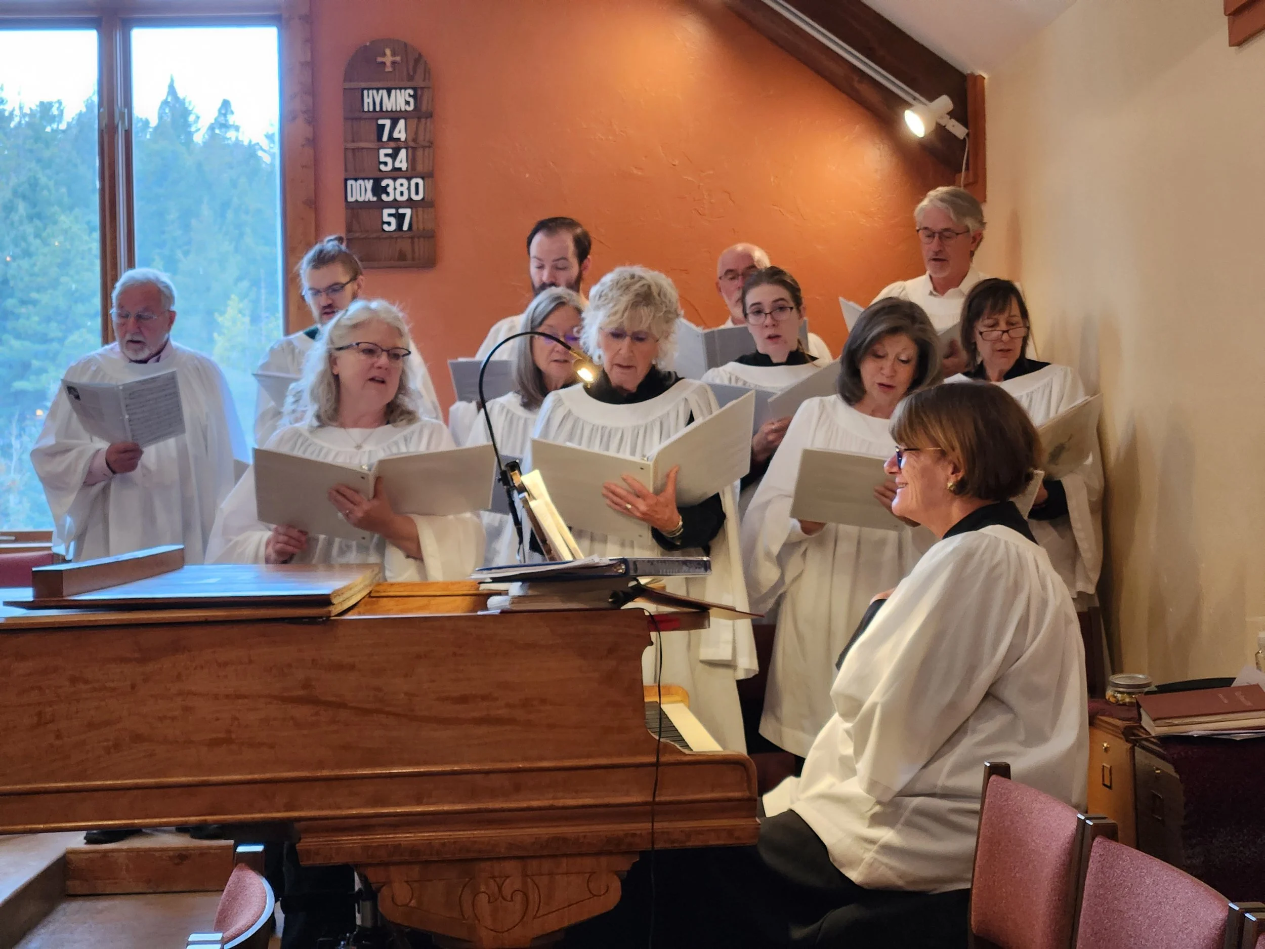 Choir director and choir