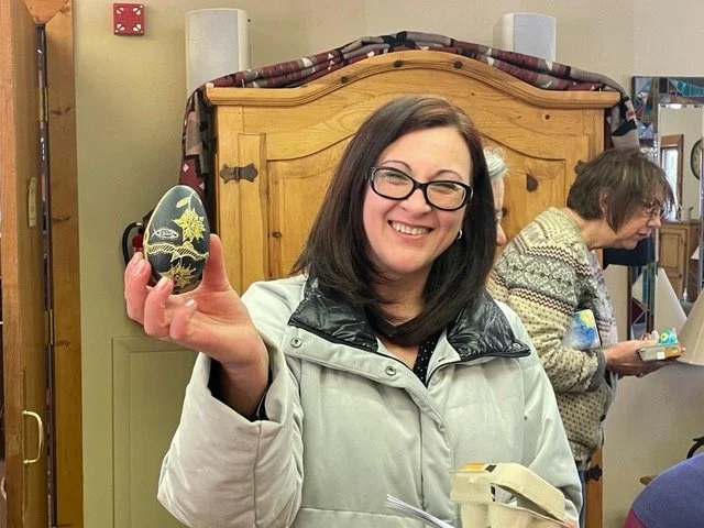 Pysanky egg was purchased by a parishioner